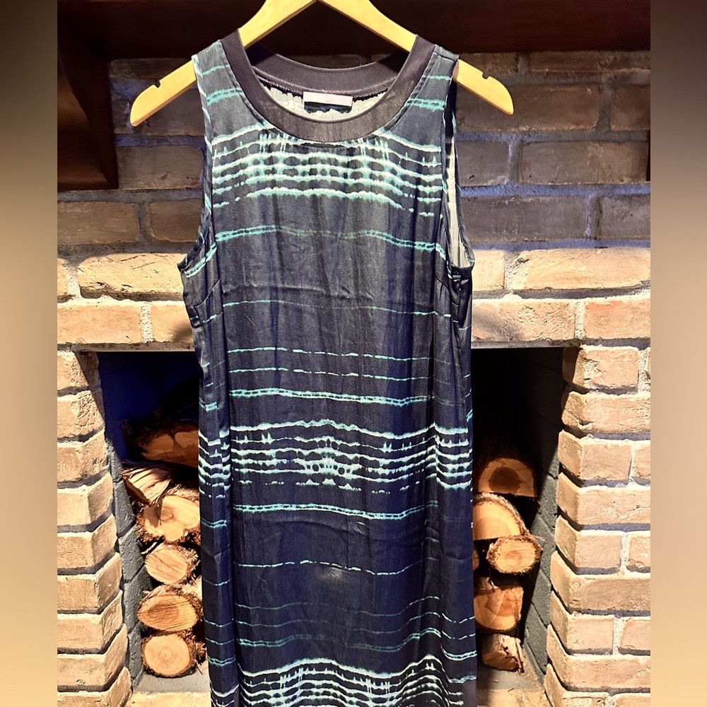Blue, Teal and Black Tart Sleeveless Tank Dress